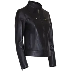 Fratelli Rossetti Women’s black nappa leather jacket|^ Outerwear