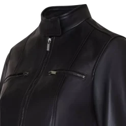 Fratelli Rossetti Women’s black nappa leather jacket|^ Outerwear