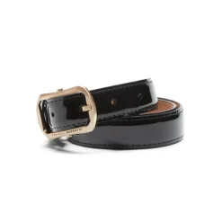 Fratelli Rossetti Women's black patent leather belt|^ Belts