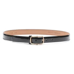 Fratelli Rossetti Women's black patent leather belt|^ Belts