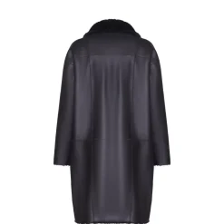Fratelli Rossetti Women’s black shearling coat|^ Outerwear