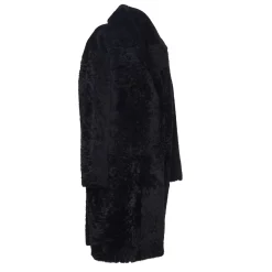 Fratelli Rossetti Women’s black shearling coat|^ Outerwear