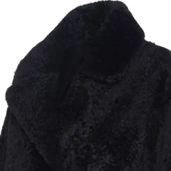 Fratelli Rossetti Women’s black shearling coat|^ Outerwear