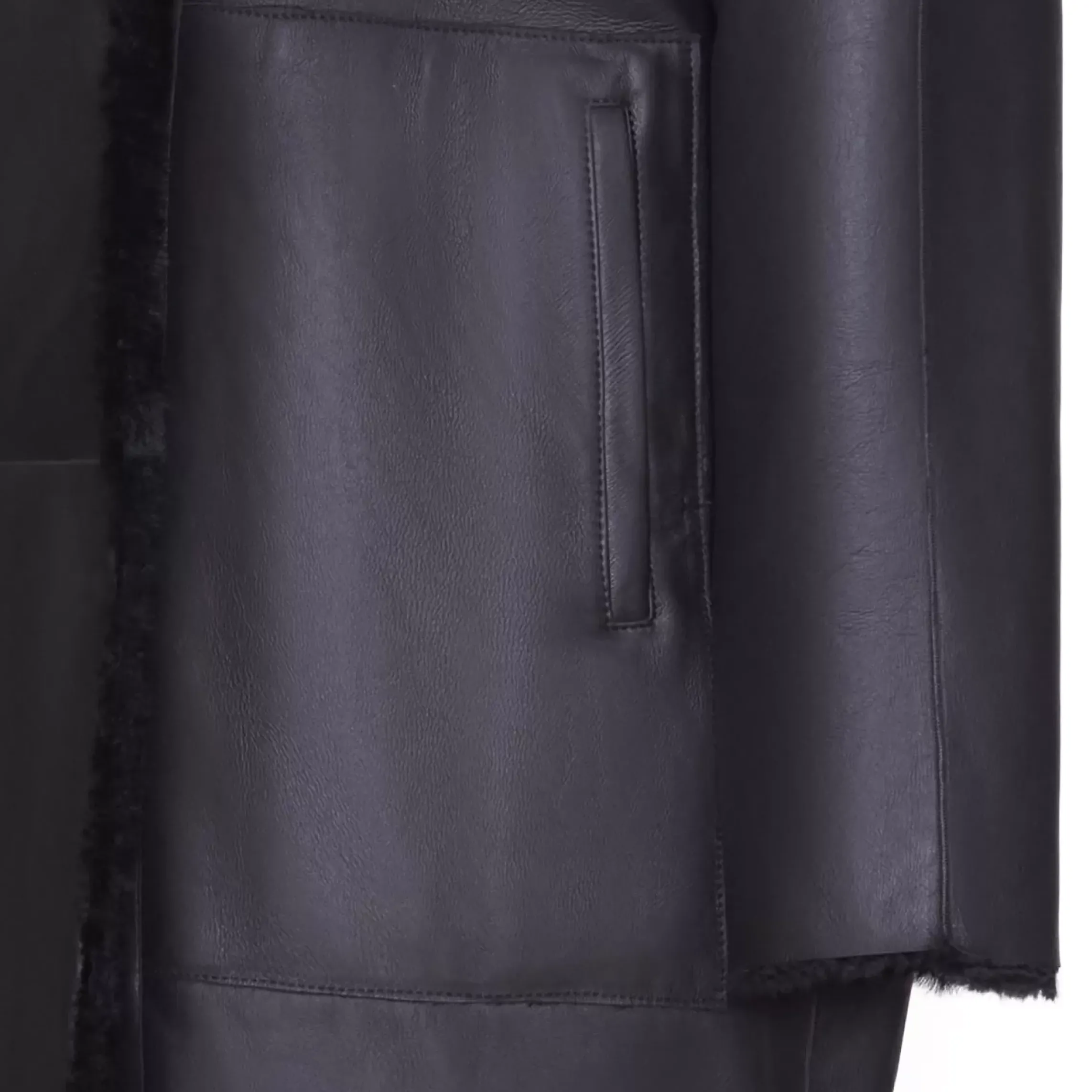 Fratelli Rossetti Women’s black shearling coat|^ Outerwear