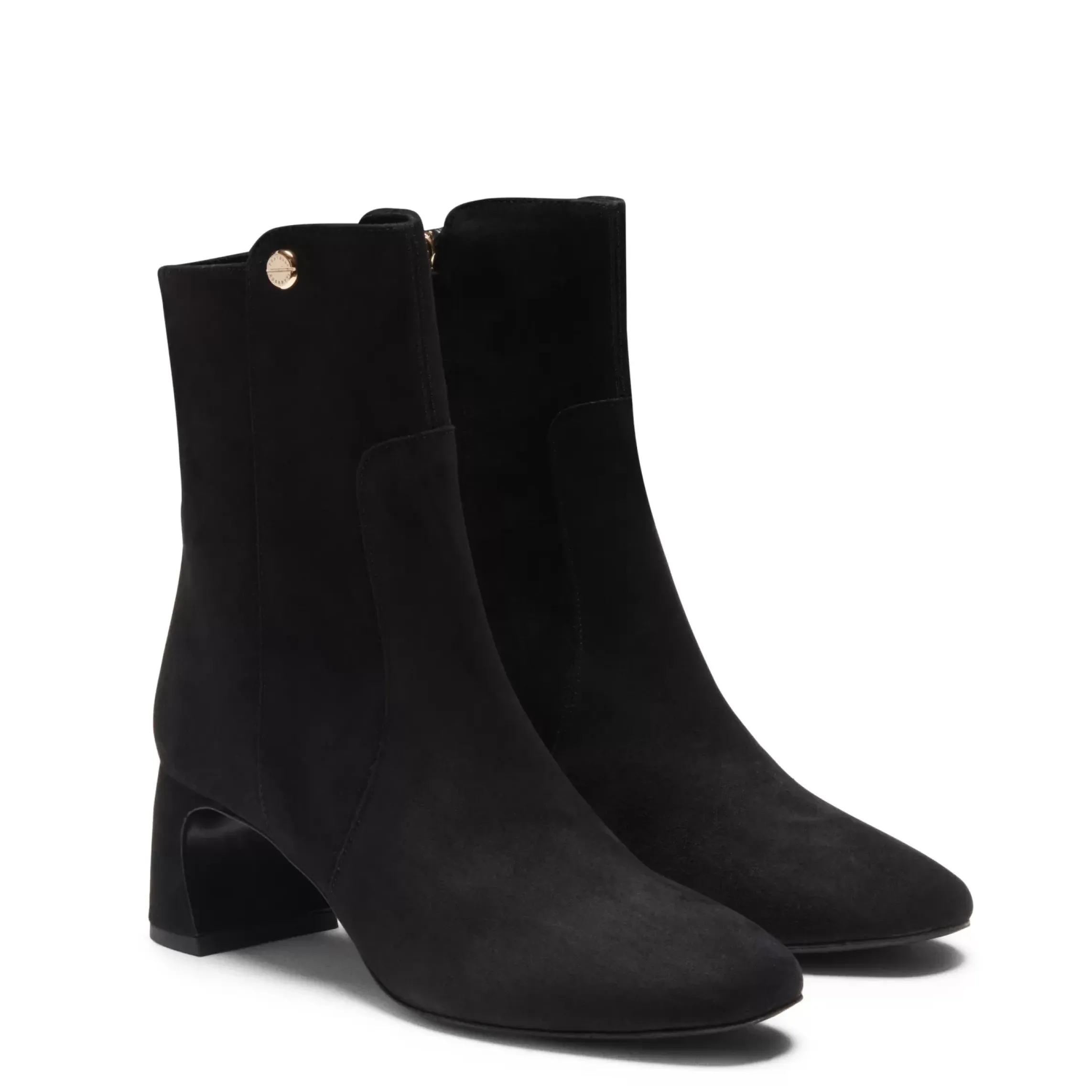 Fratelli Rossetti Women's black suede ankle boot|^ Ankle Boots