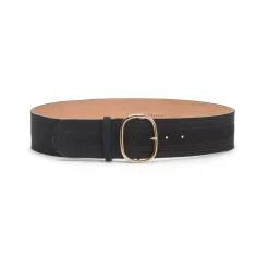 Fratelli Rossetti Women's black suede belt|^ Accessories