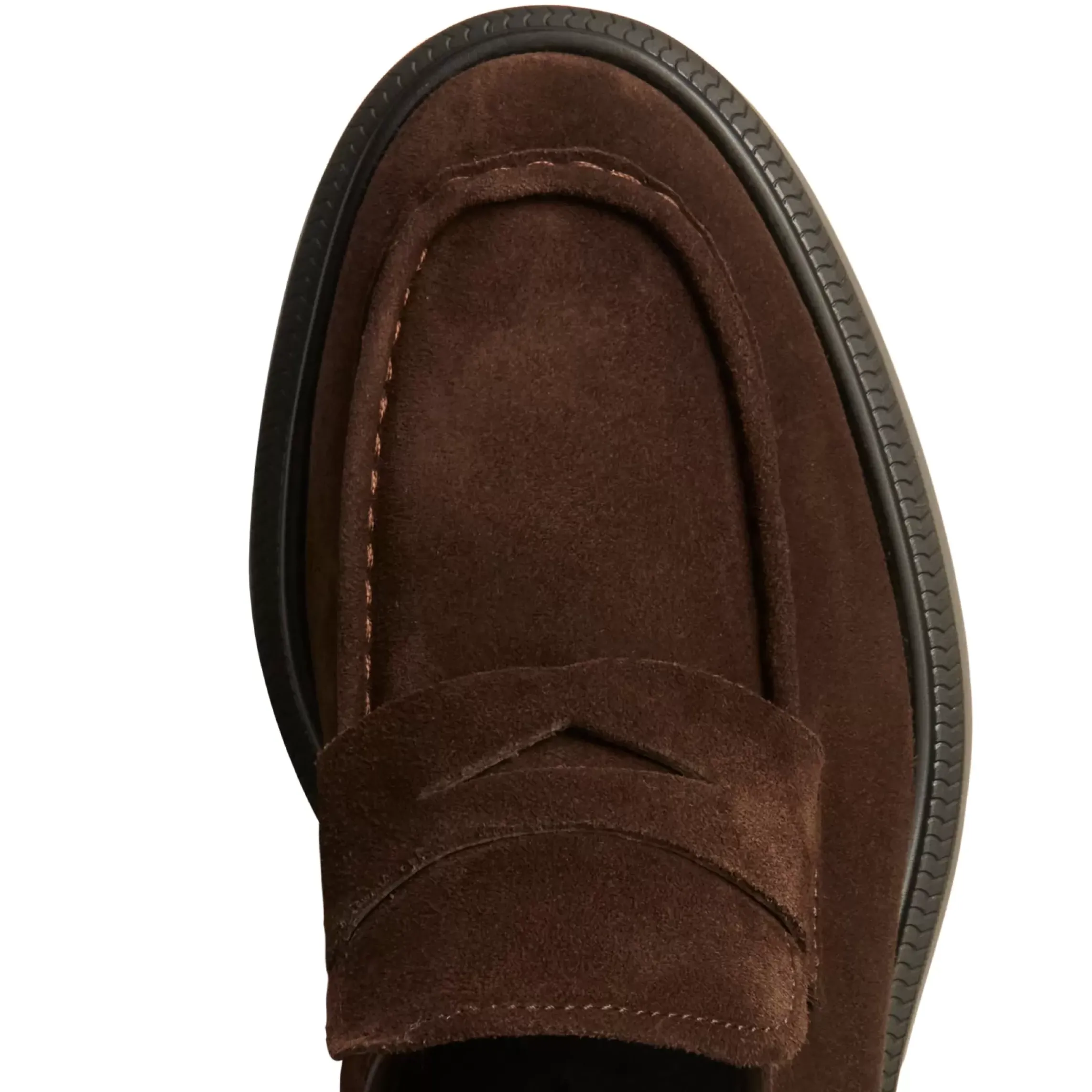 Fratelli Rossetti Women's cocoa brown suede loafer|^ Loafers