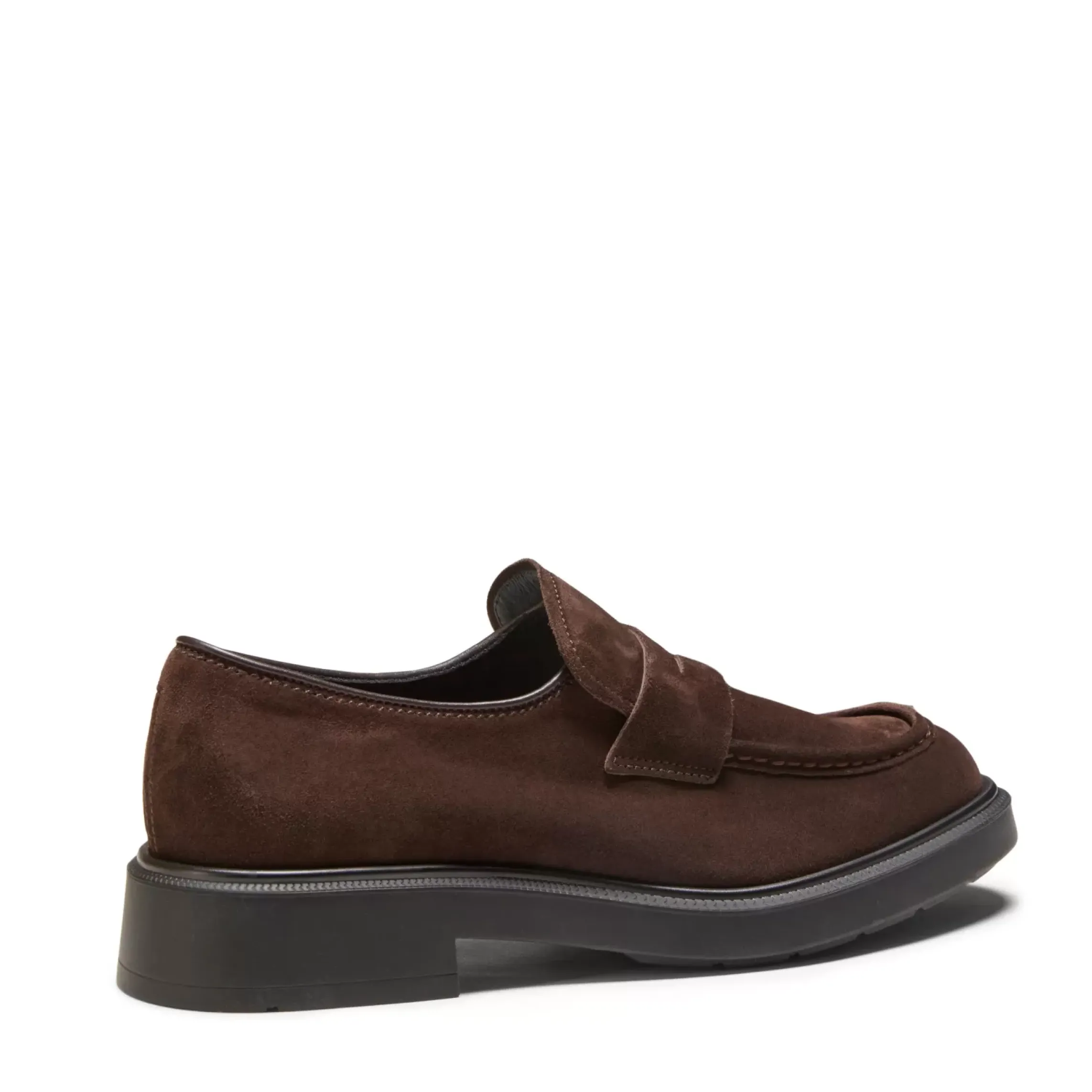 Fratelli Rossetti Women's cocoa brown suede loafer|^ Loafers