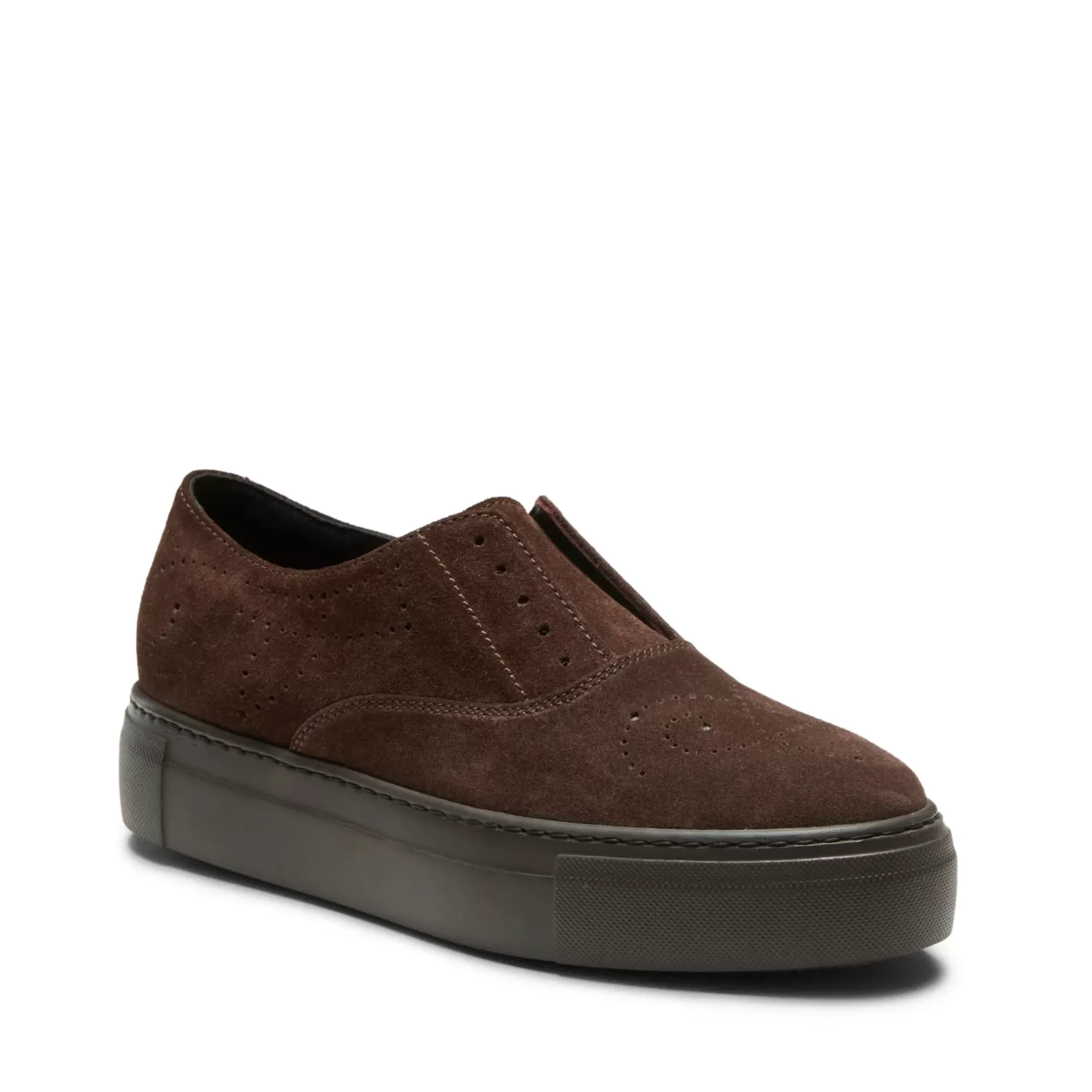 Fratelli Rossetti Women's cocoa brown suede Hobo Sport sneaker|^ Sneakers