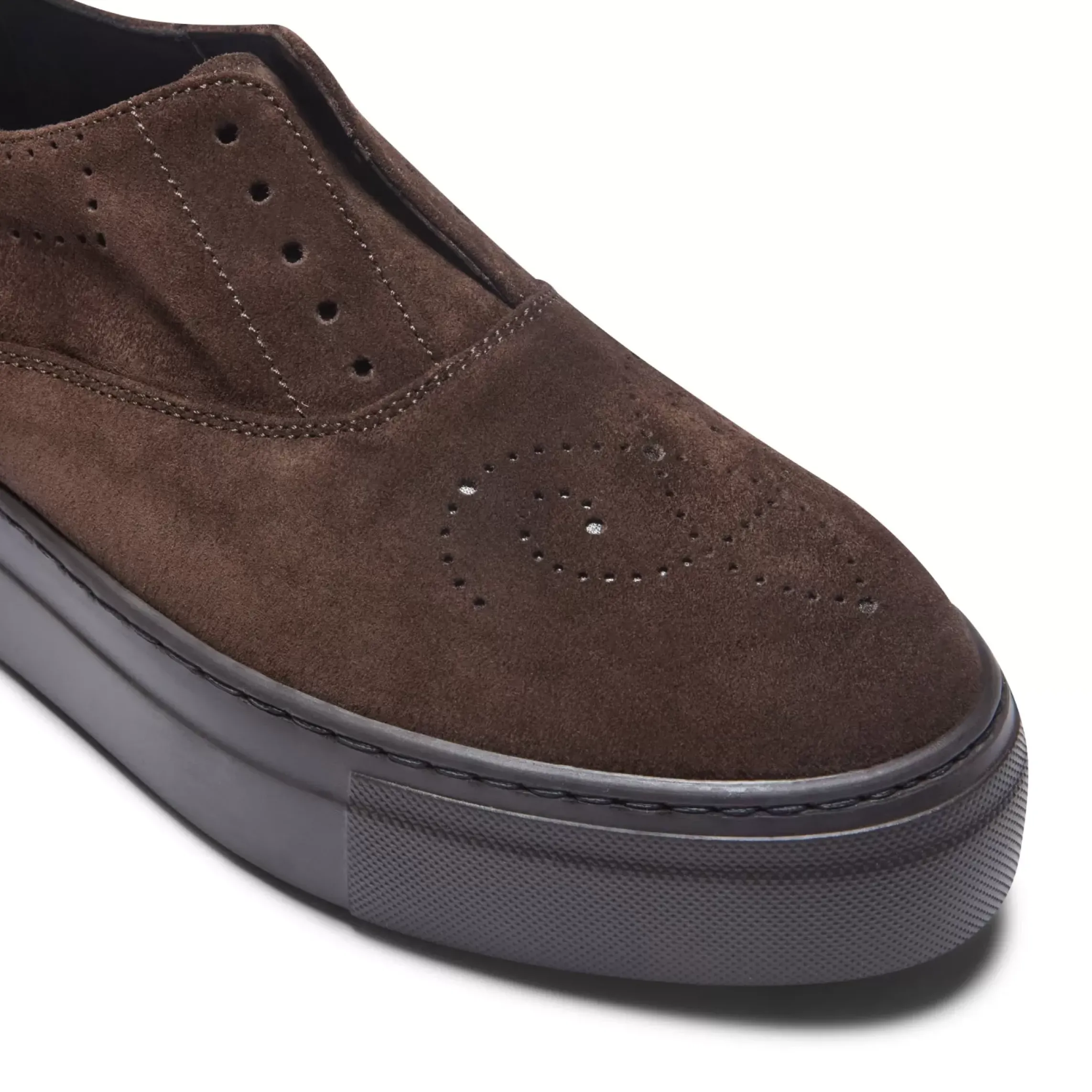 Fratelli Rossetti Women's cocoa brown suede Hobo Sport sneaker|^ Sneakers