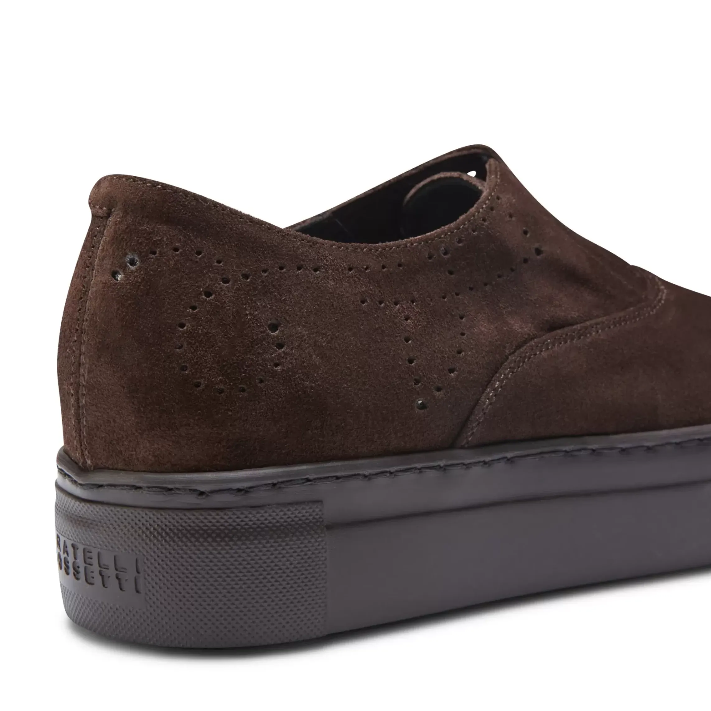 Fratelli Rossetti Women's cocoa brown suede Hobo Sport sneaker|^ Sneakers