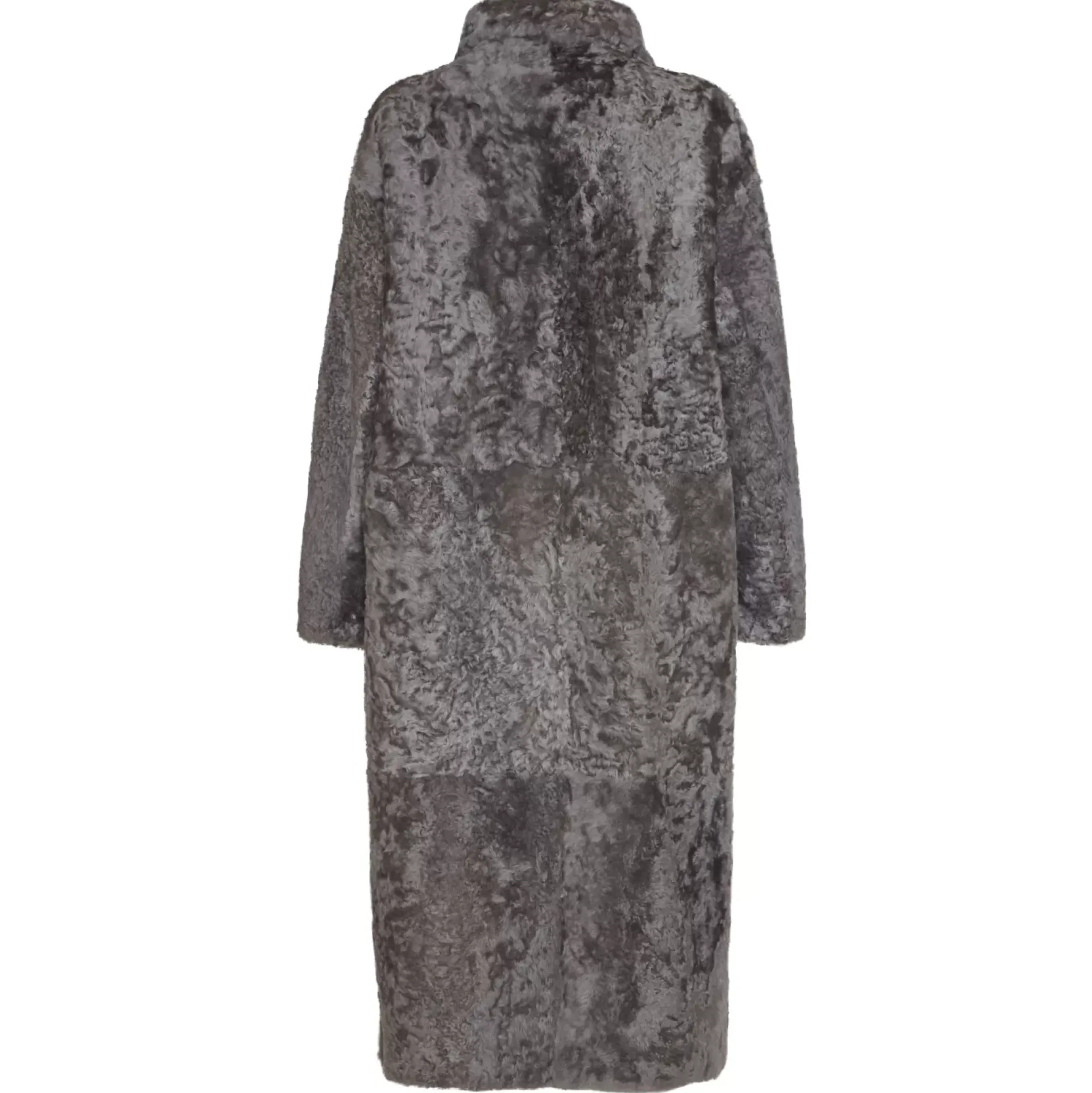 Fratelli Rossetti Women’s grey shearling coat|^ Outerwear