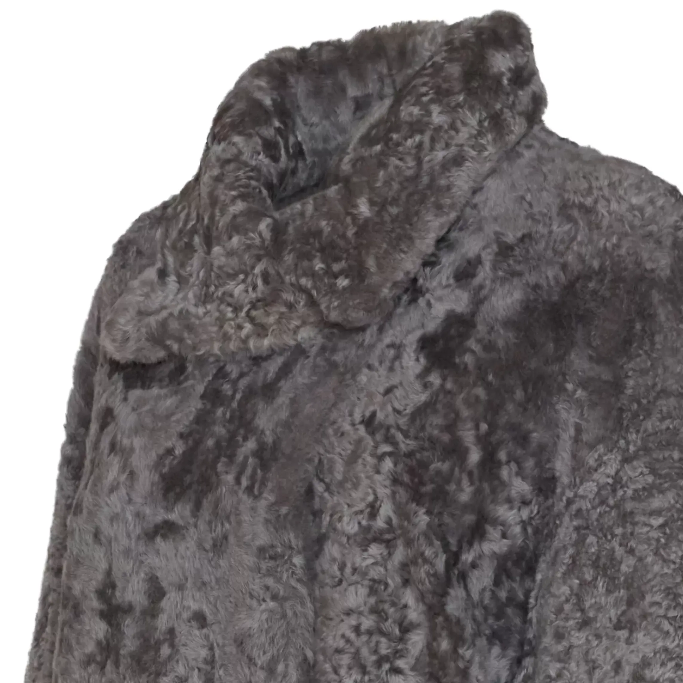 Fratelli Rossetti Women’s grey shearling coat|^ Outerwear