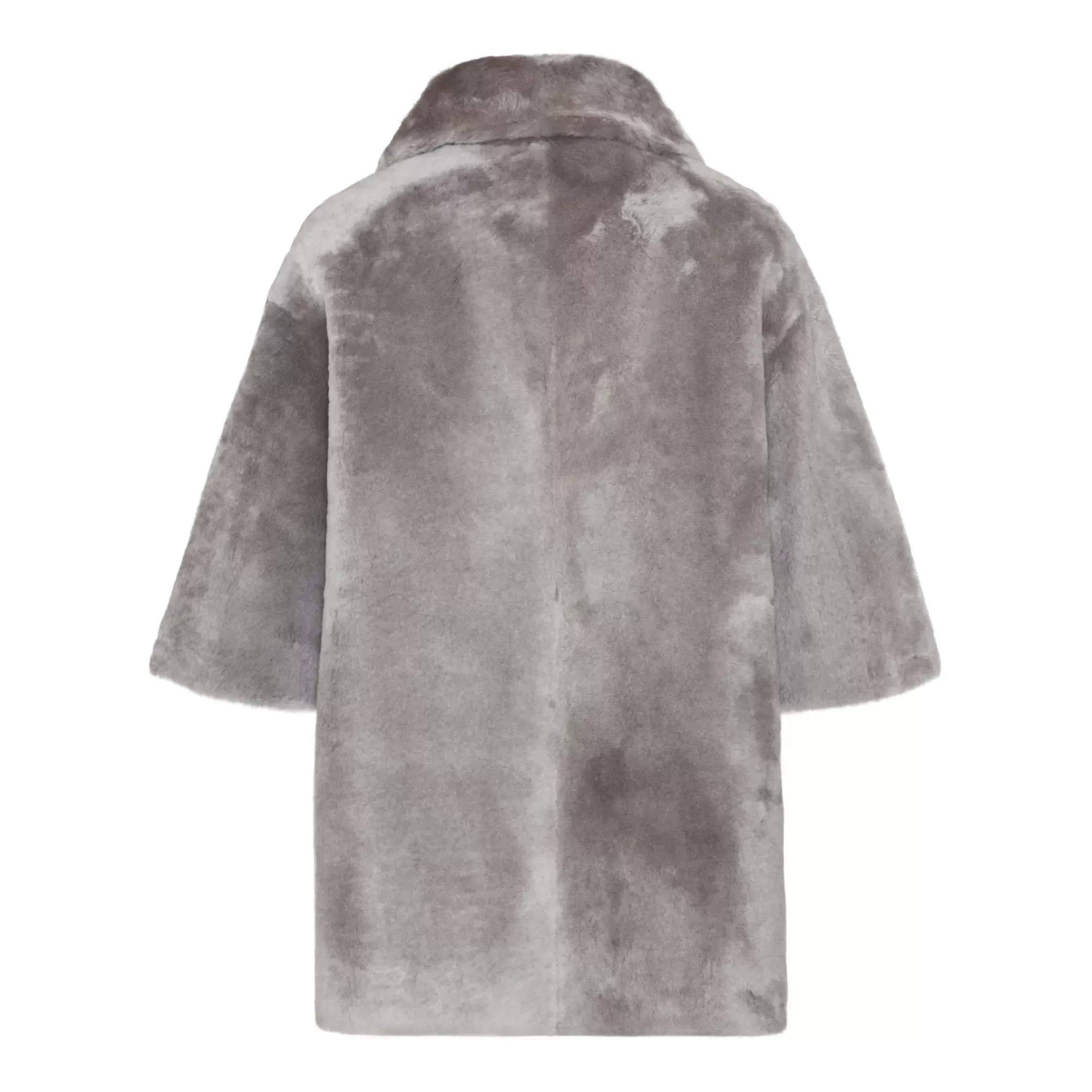 Fratelli Rossetti Women’s grey shearling jacket|^ Outerwear