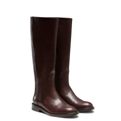 Fratelli Rossetti Women's mahogany leather boot|^ Boots