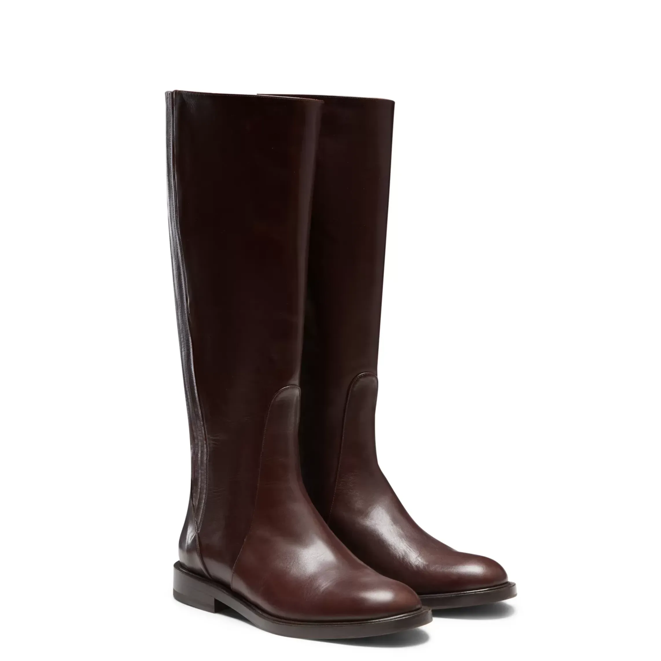 Fratelli Rossetti Women's mahogany leather boot|^ Boots