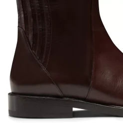 Fratelli Rossetti Women's mahogany leather boot|^ Boots