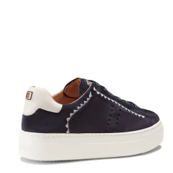 Fratelli Rossetti Women's blue suede sneaker|^ Sneakers