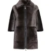 Fratelli Rossetti Women's reversible brown shearling jacket|^ Outerwear