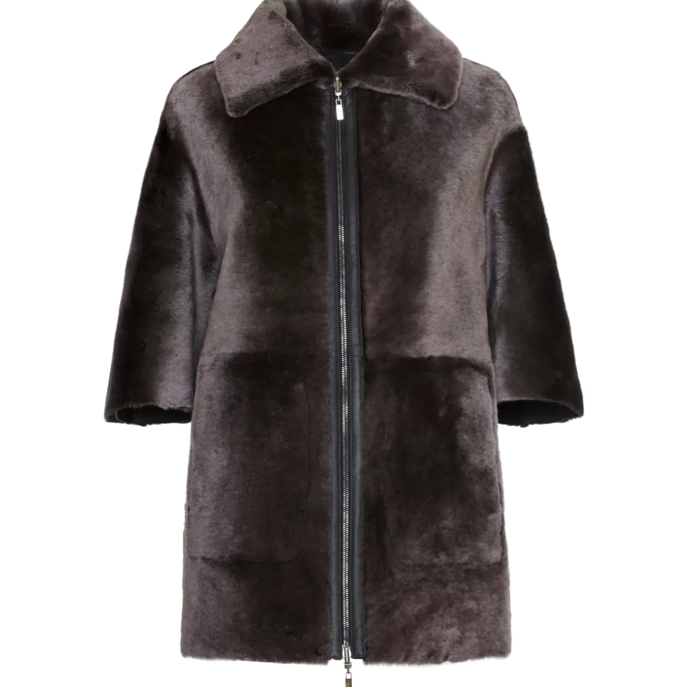 Fratelli Rossetti Women's reversible brown shearling jacket|^ Outerwear