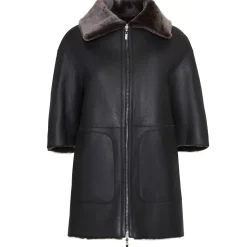 Fratelli Rossetti Women's reversible brown shearling jacket|^ Outerwear