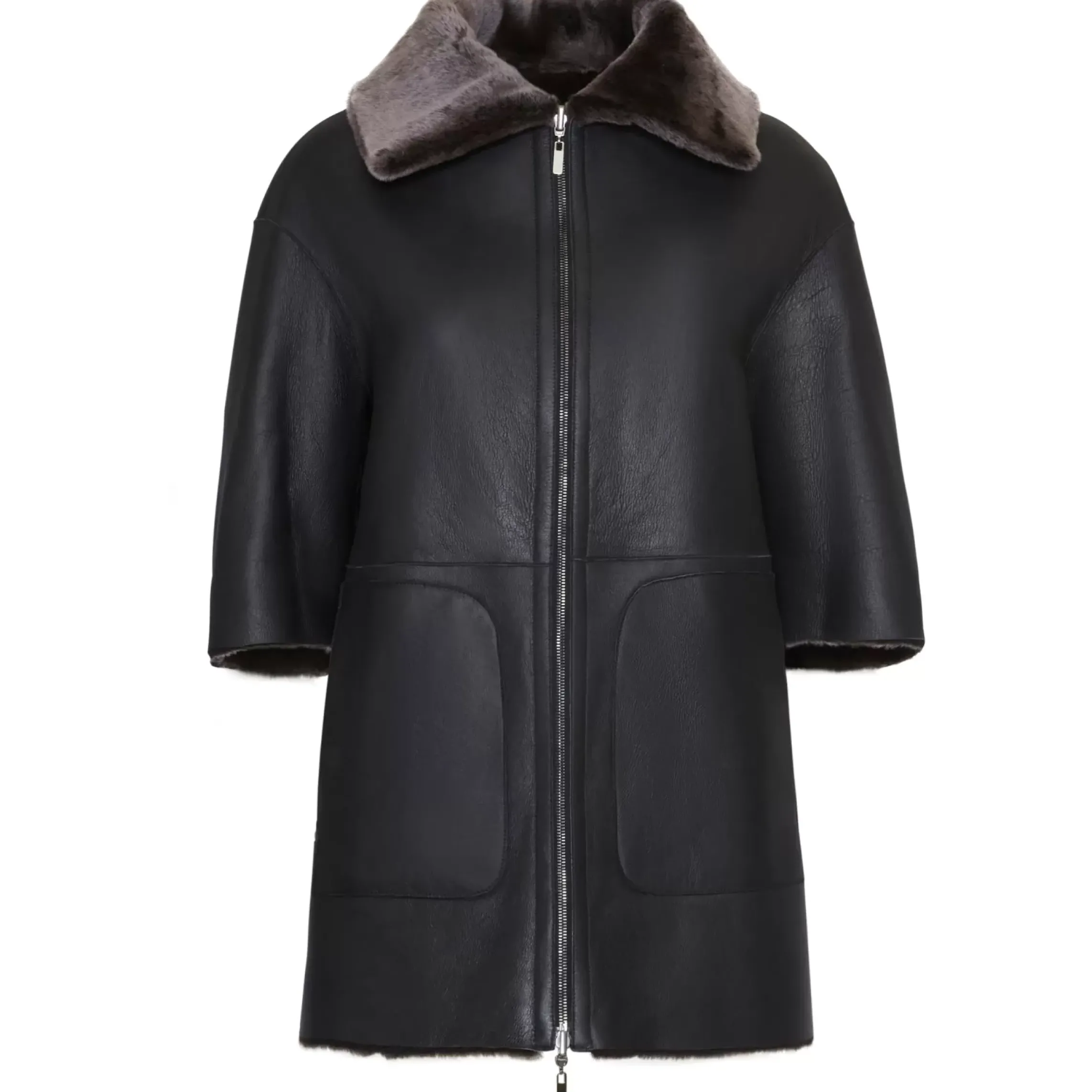 Fratelli Rossetti Women's reversible brown shearling jacket|^ Outerwear
