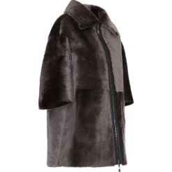 Fratelli Rossetti Women's reversible brown shearling jacket|^ Outerwear