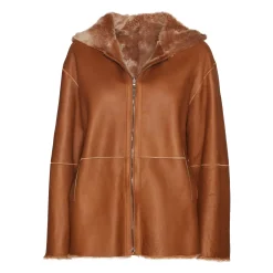 Fratelli Rossetti Women's reversible green shearling jacket|^ Outerwear