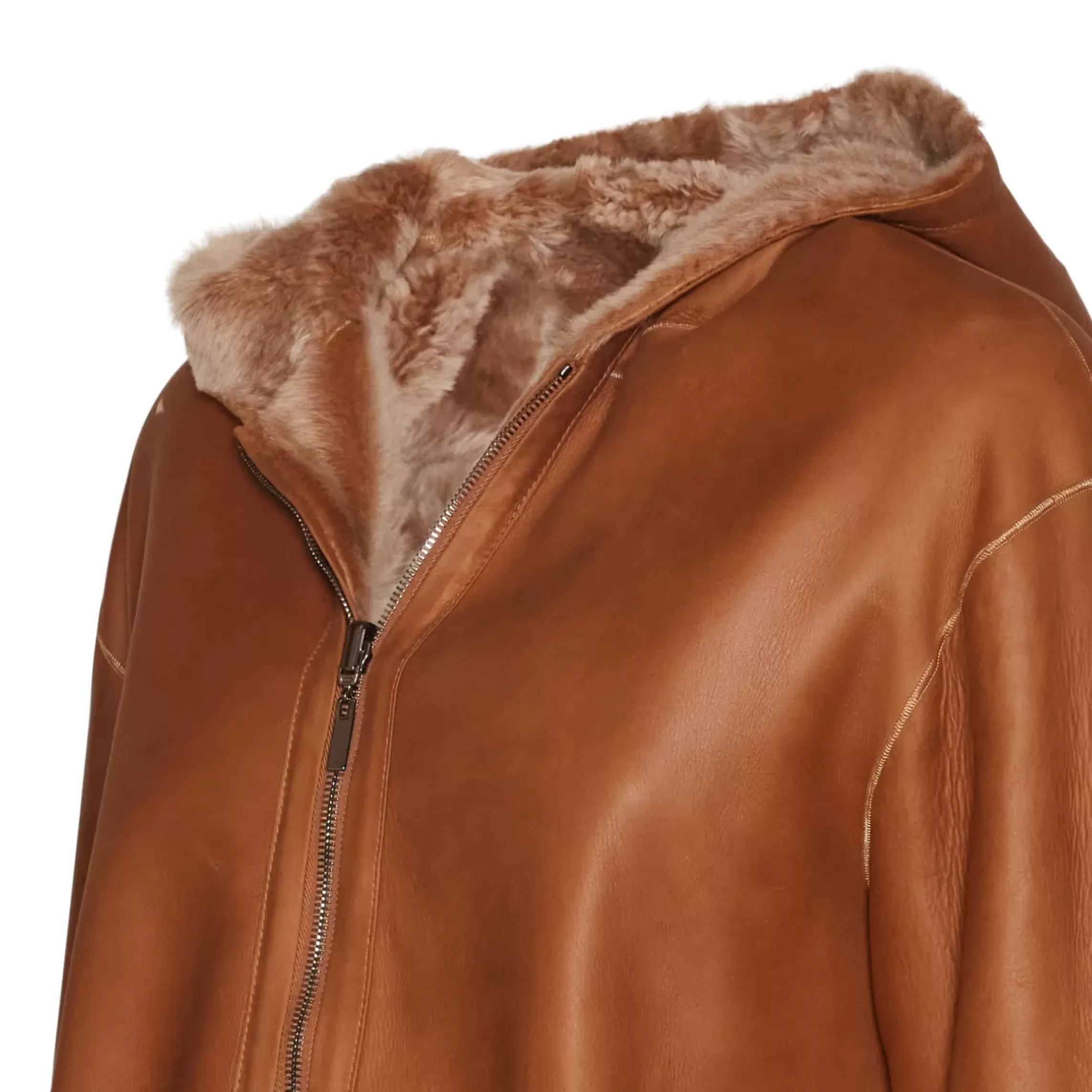 Fratelli Rossetti Women's reversible green shearling jacket|^ Outerwear