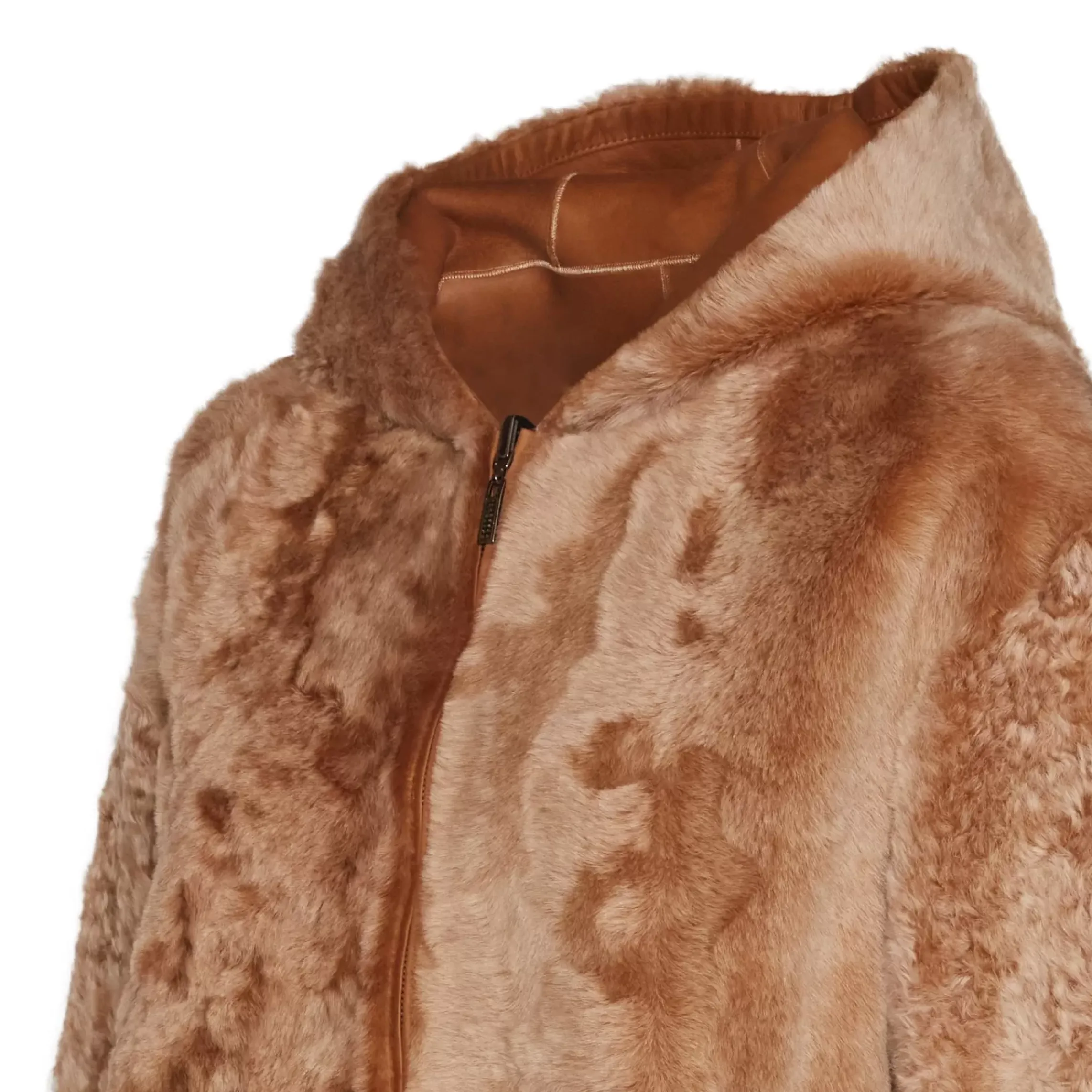 Fratelli Rossetti Women's reversible green shearling jacket|^ Outerwear