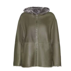 Fratelli Rossetti Women's reversible tan shearling jacket|^ Outerwear