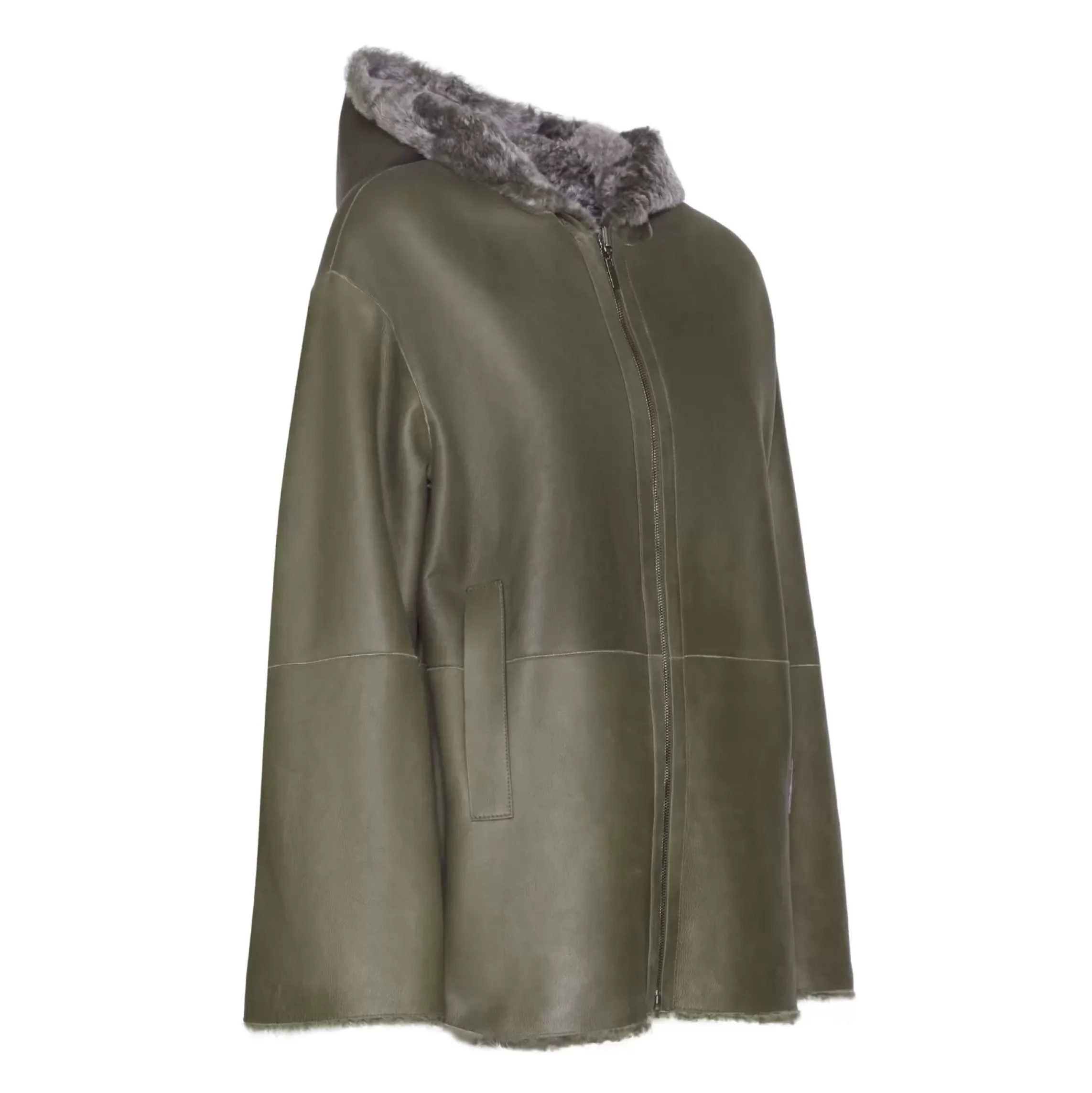 Fratelli Rossetti Women's reversible tan shearling jacket|^ Outerwear