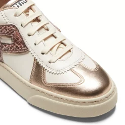 Fratelli Rossetti Women's rice-white leather sneaker|^ Sneakers