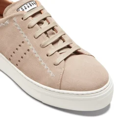 Fratelli Rossetti Women's sand-coloured suede sneaker|^ Sneakers