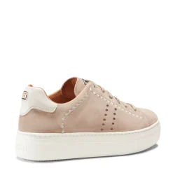 Fratelli Rossetti Women's sand-coloured suede sneaker|^ Sneakers